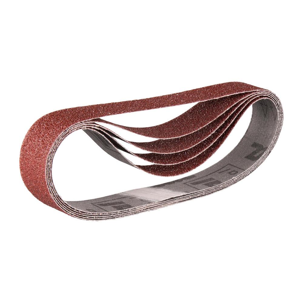 Makita 30mm x 533mm Aluminium Oxide Sanding Belt 30mm x 533mm 100g Pack of 5