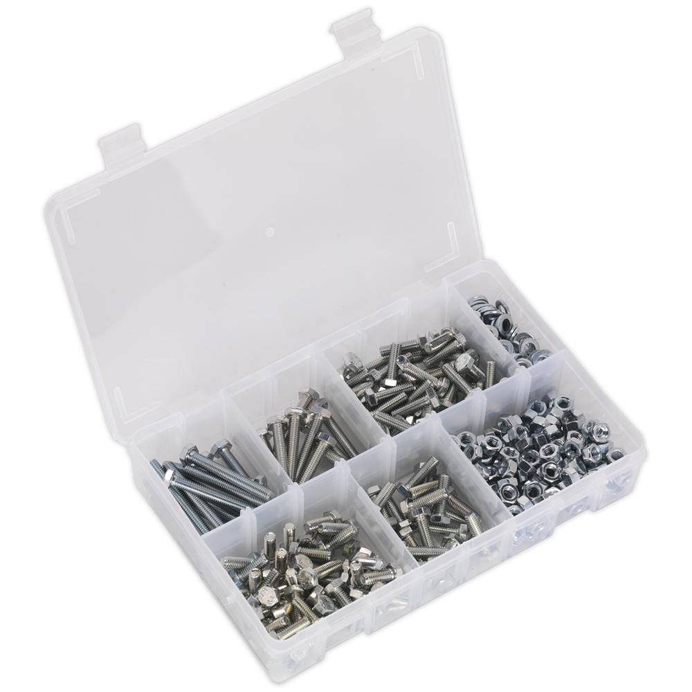Sealey High Tensile Set Screw, Nut and Washer Assortment