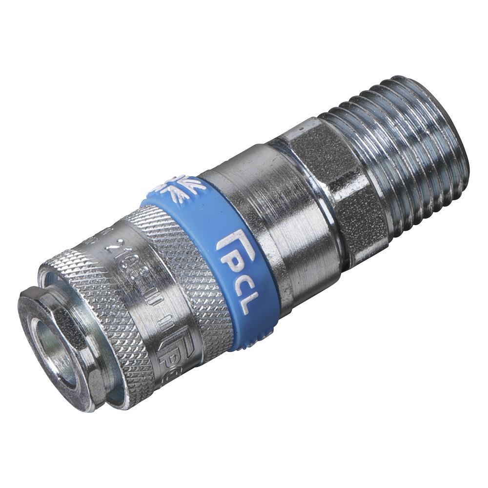 Sealey Slim Vertex Air Line Fitting BSPT Male Thread 1/2" BSPT