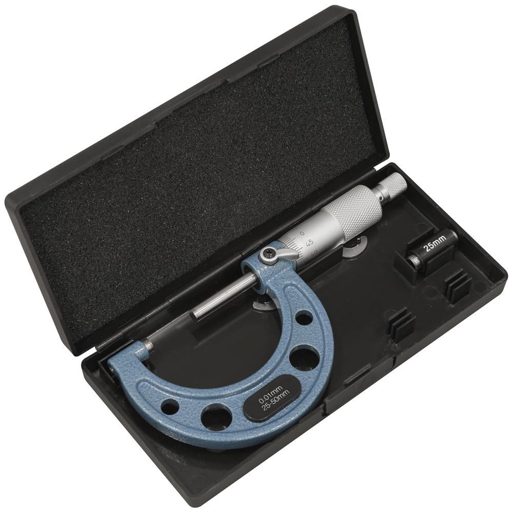 Sealey AK963 External Micrometer 25mm - 50mm