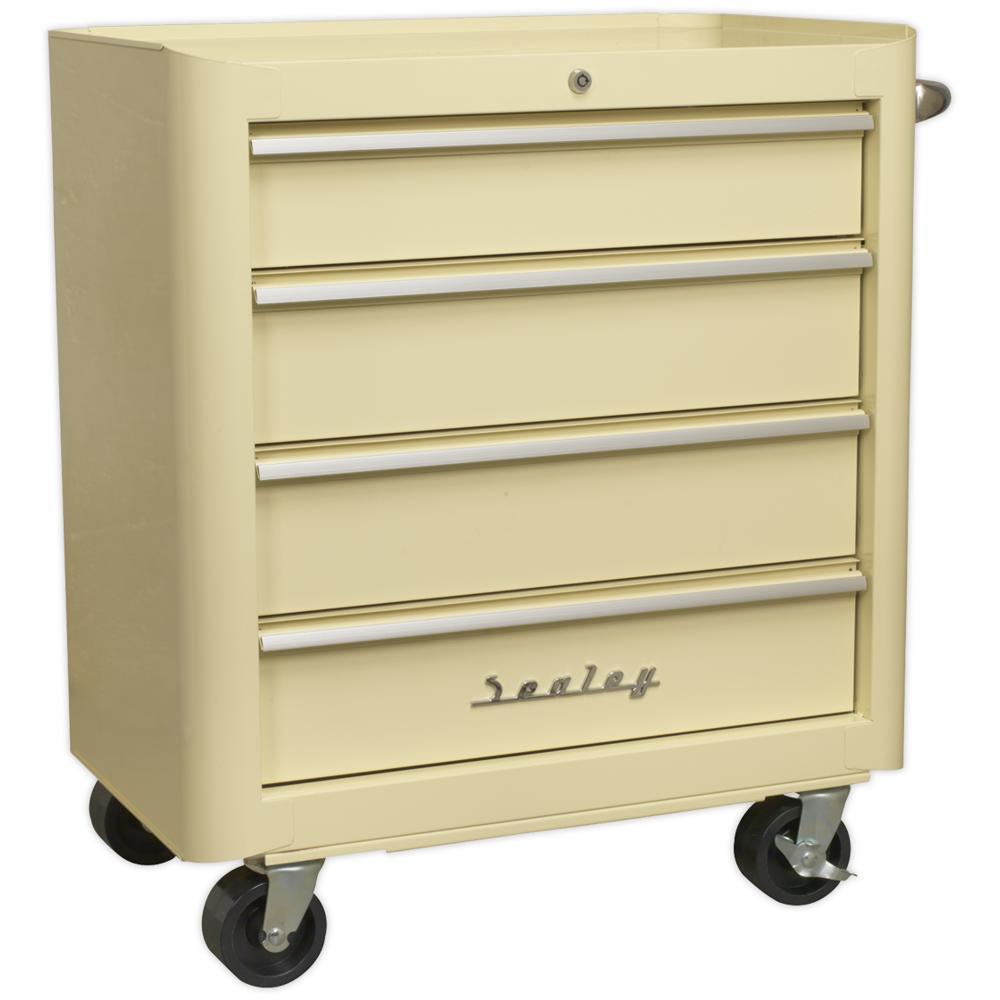 Sealey Retro Style 4 Drawer Roller Cabinet