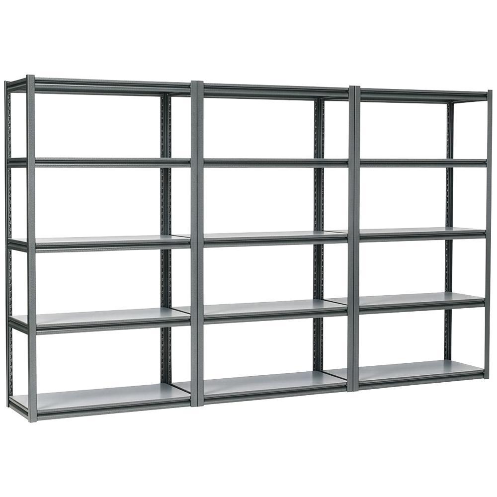 Sealey 3 Piece 5 Shelf 600kg Capacity per Level Racking Unit
