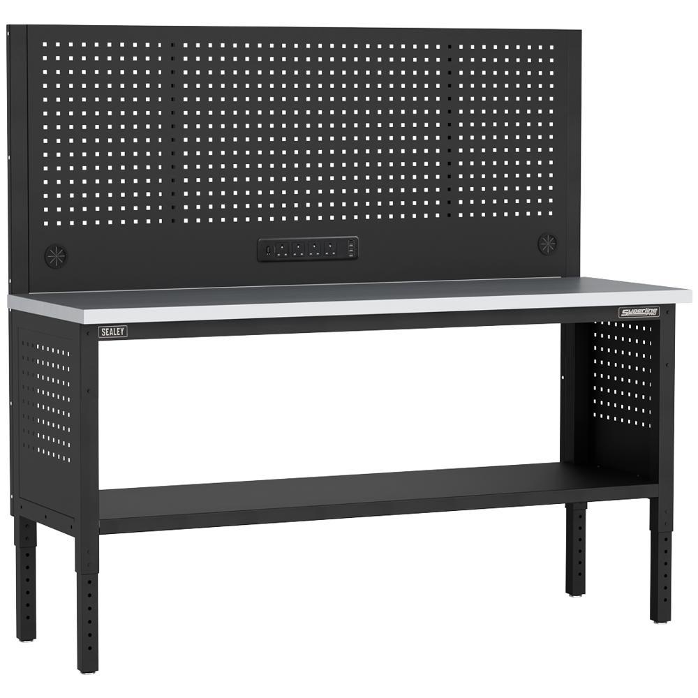Sealey Superline Pro Modular Stainless Steel Top Workbench and Pegboard