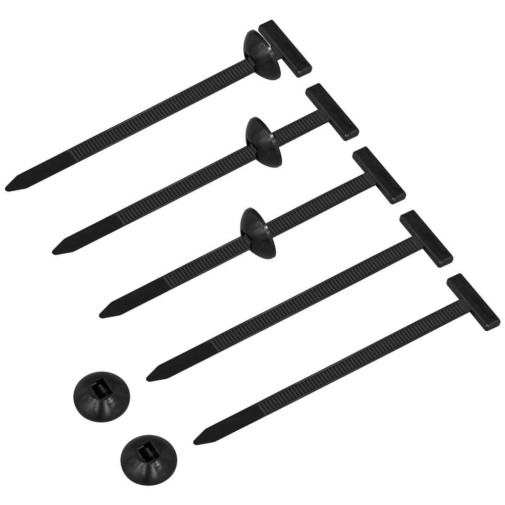 Sealey Black Buckle Cable Ties 5mm 90mm Pack of 100