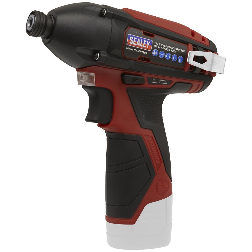 Sealey CP1203 12v 1/4" Drive Impact Driver No Batteries No Battery Charger No Case