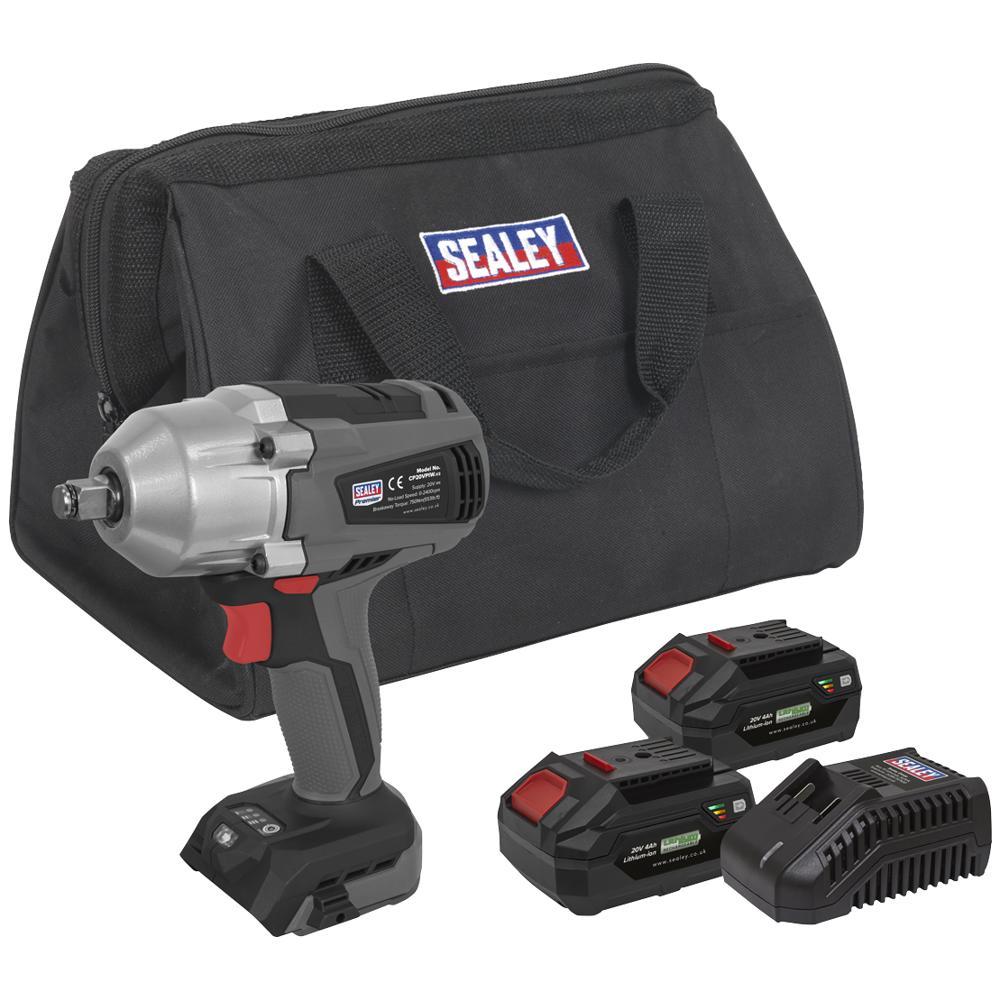 Sealey CP20VPIW 20v Cordless Brushless 1/2" Drive Impact Wrench