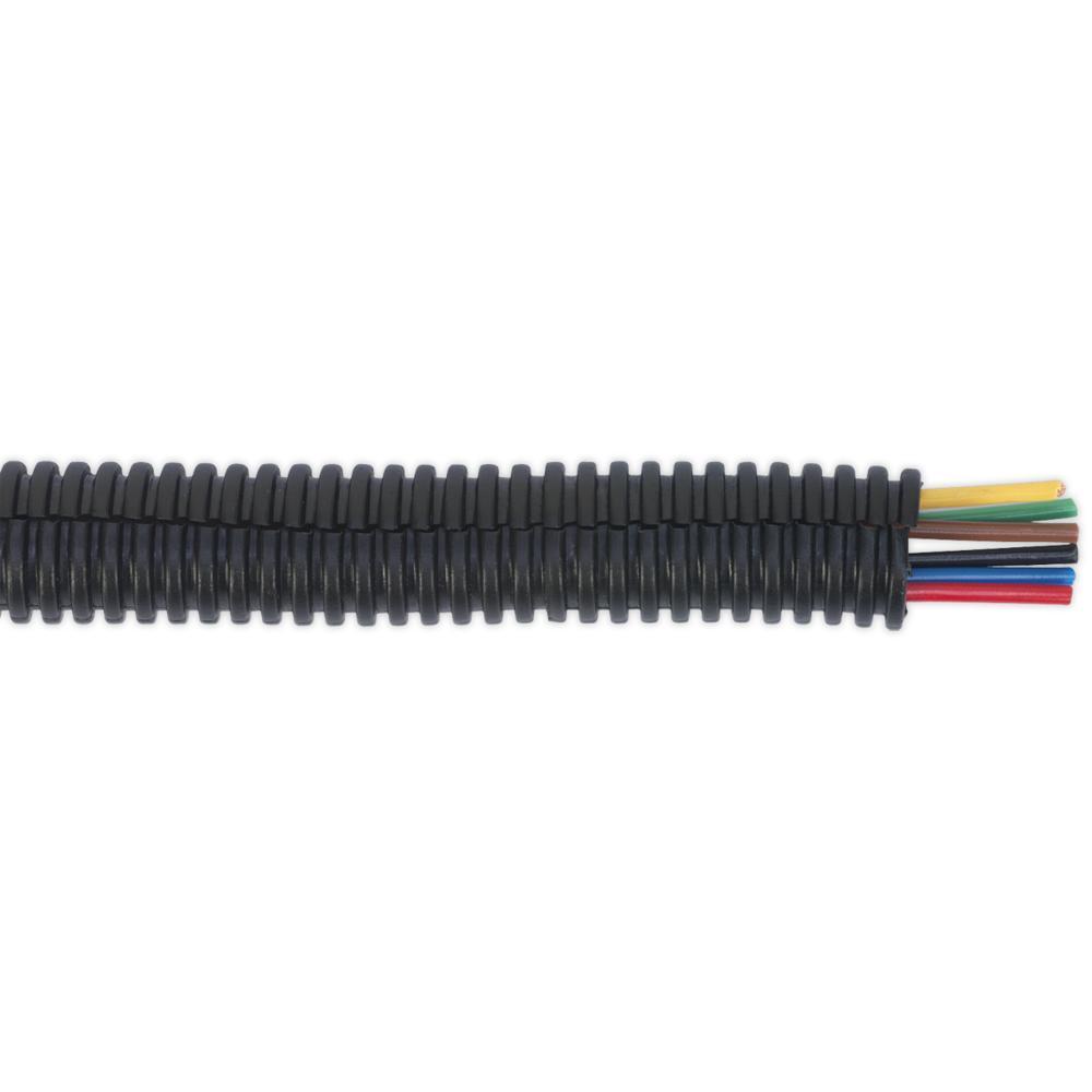 Sealey Split Convoluted Cable Sleeving 12-16mm 50m