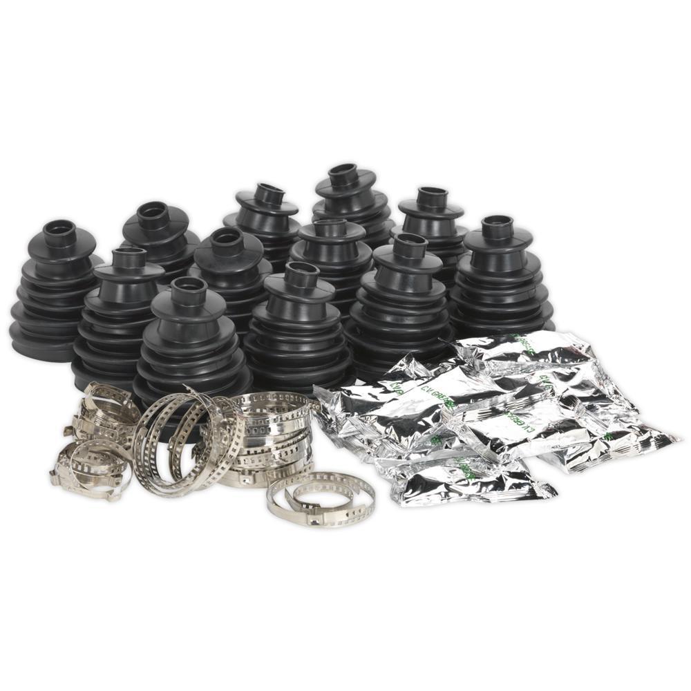 Sealey Universal Stretch CVJ Boot Pack of 12