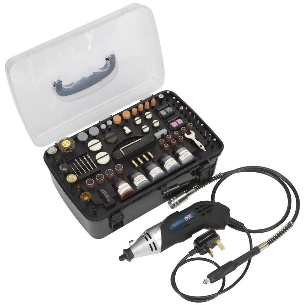 Sealey E5188 Rotary Multi Tool and Engraver with Accessory Set 240v