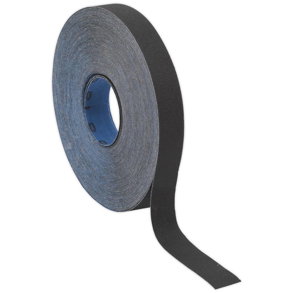 Sealey Emery Roll Blue Twill 25mm 25m 40g