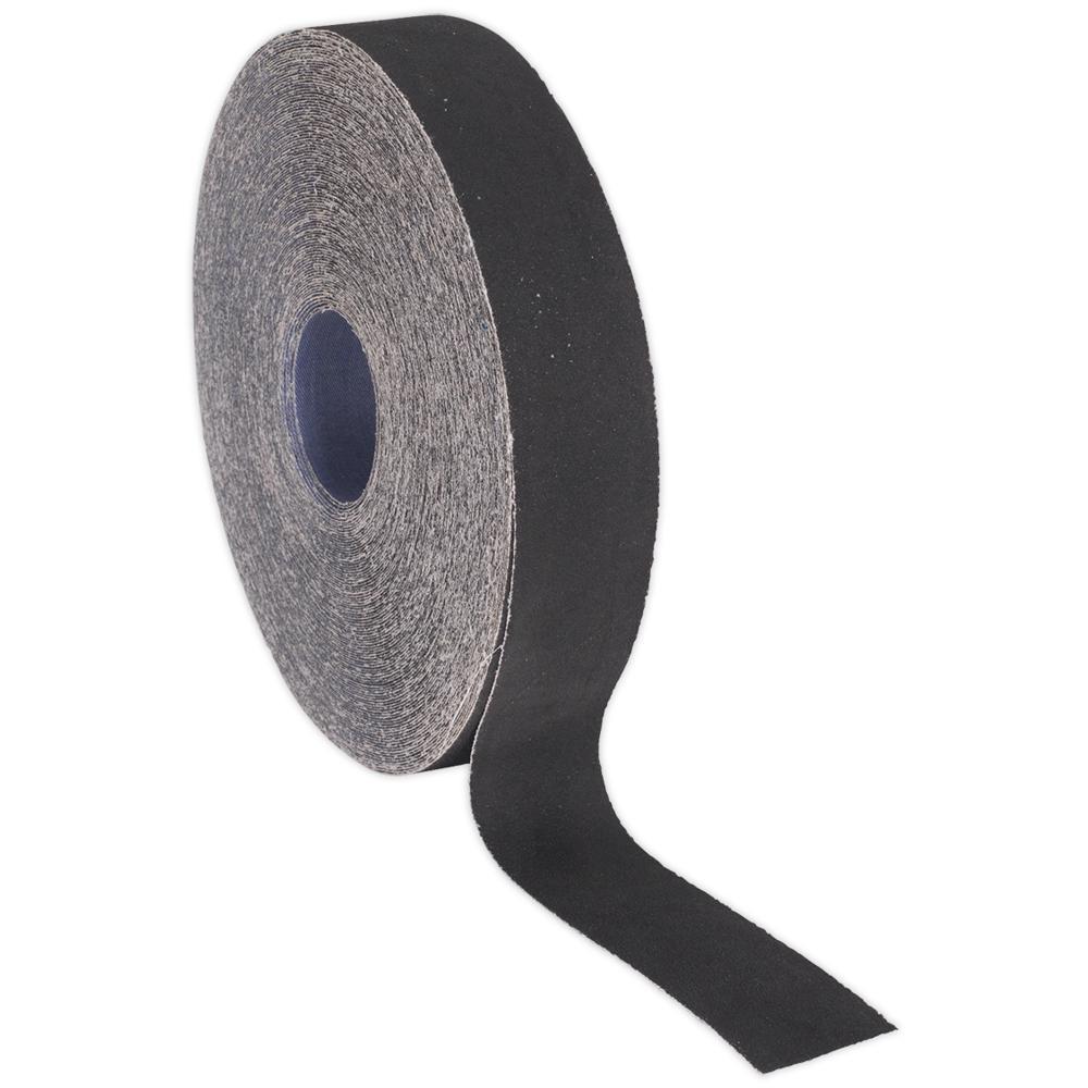 Sealey Emery Roll Blue Twill 25mm 50m 80g