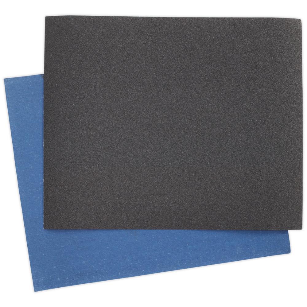 Sealey Blue Twill Backed Emery Sheets 230mm x 280mm 150g Pack of 25