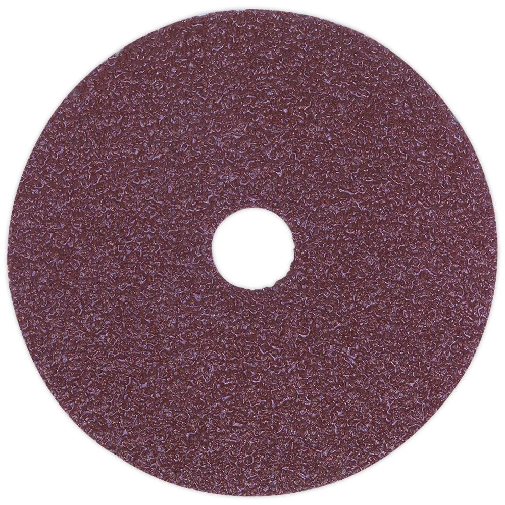 Sealey Fibre Backed Sanding Discs 115mm 115mm 36g Pack of 25