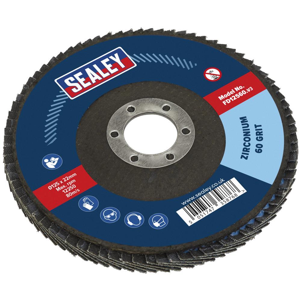 Sealey Zirconium Abrasive Flap Disc