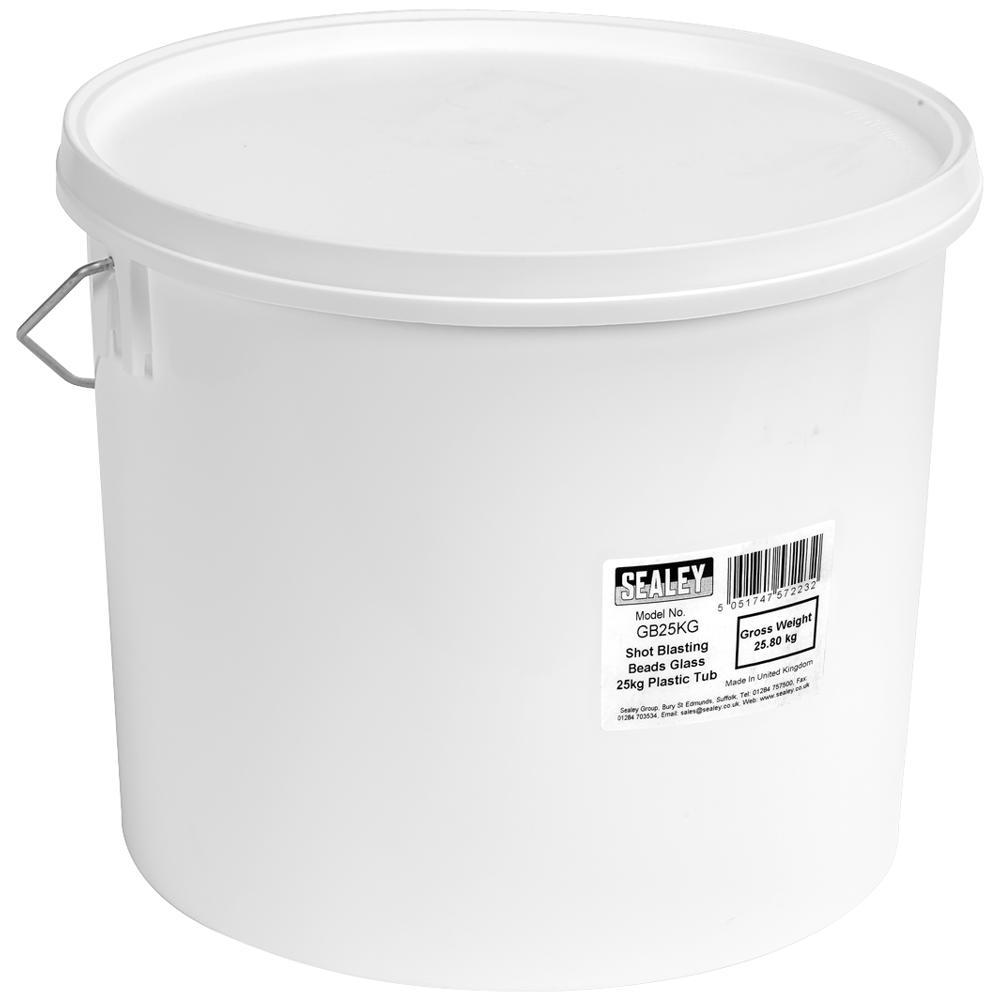 Sealey Glass Shot Blasting Beads 25kg