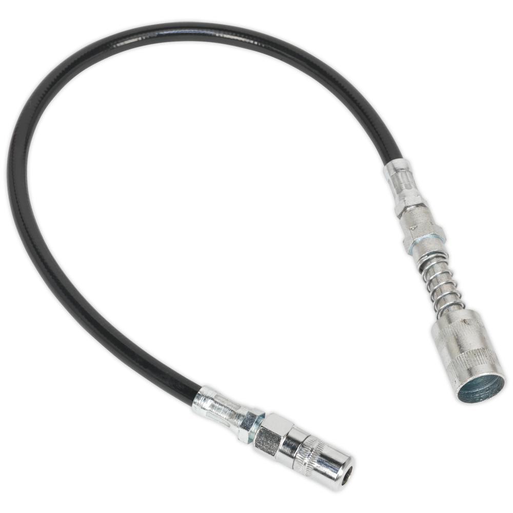 Sealey 1/8" BSP Quick Release Rubber Delivery Hose and 4 Jaw Connector for Grease Guns