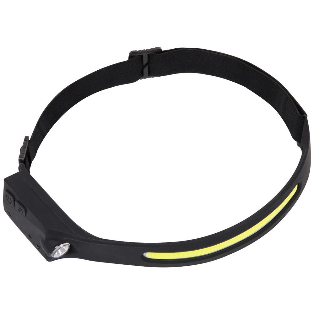 Sealey Rechargeable Auto Sensor COB LED Head Torch Black