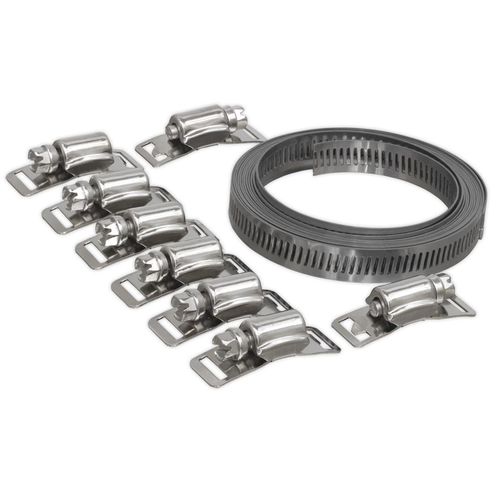 Sealey Self Build Hose Clamp Set 12.7mm 3m