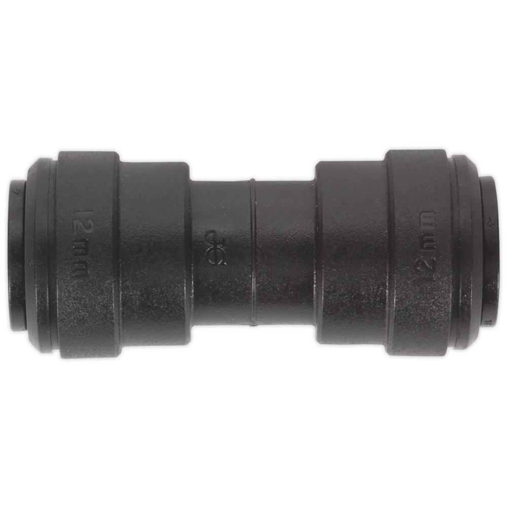 Sealey Straight Coupling for John Guest Speedfit Systems 12mm Pack of 5