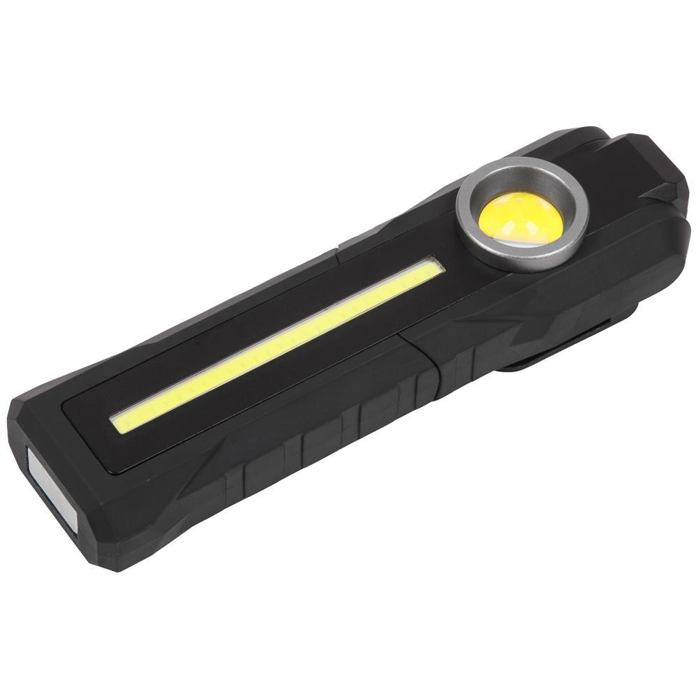 Sealey COB SMD LED Rechargeable 3 in 1 Inspection Light Torch Black