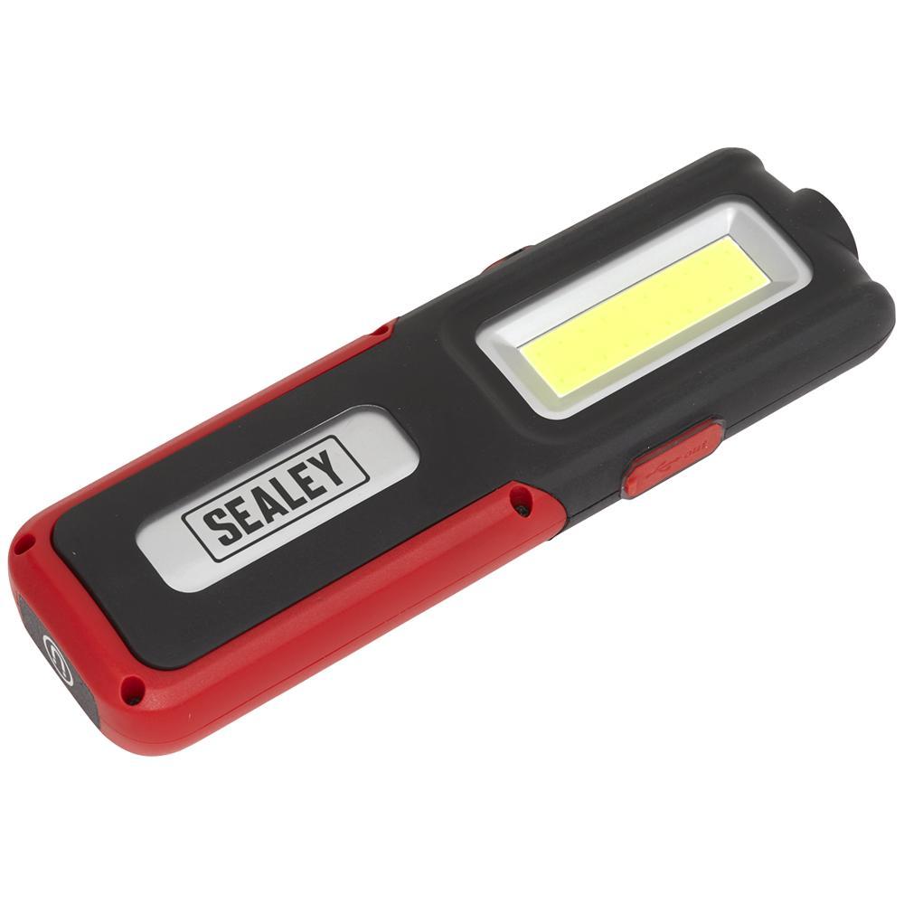 Sealey Rechargeable 5W Inspection Lamp and Power Bank Red