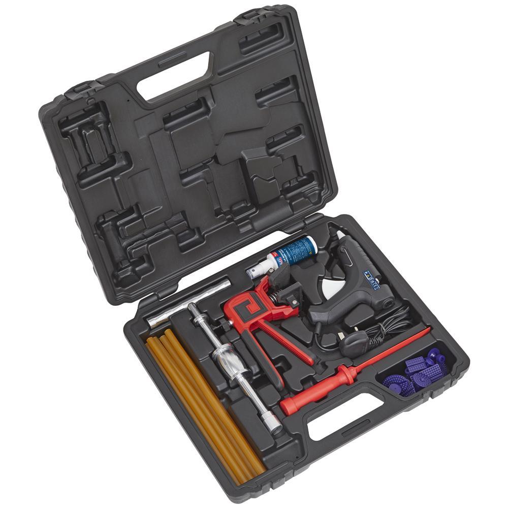 Sealey Hot Glue Gun and Paintless Dent Repair Tool Kit 240v