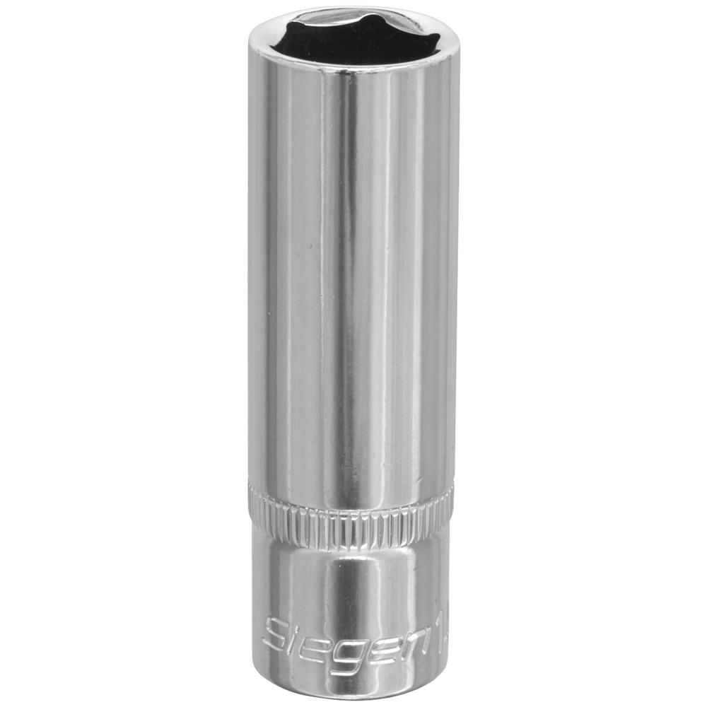 Siegen 3/8" Drive Deep Hexagon WallDrive Socket Metric