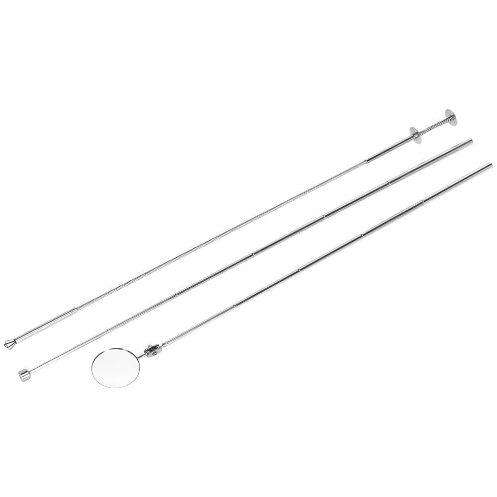Siegen 3 Piece Pick Up Tool and Inspection Mirror Set