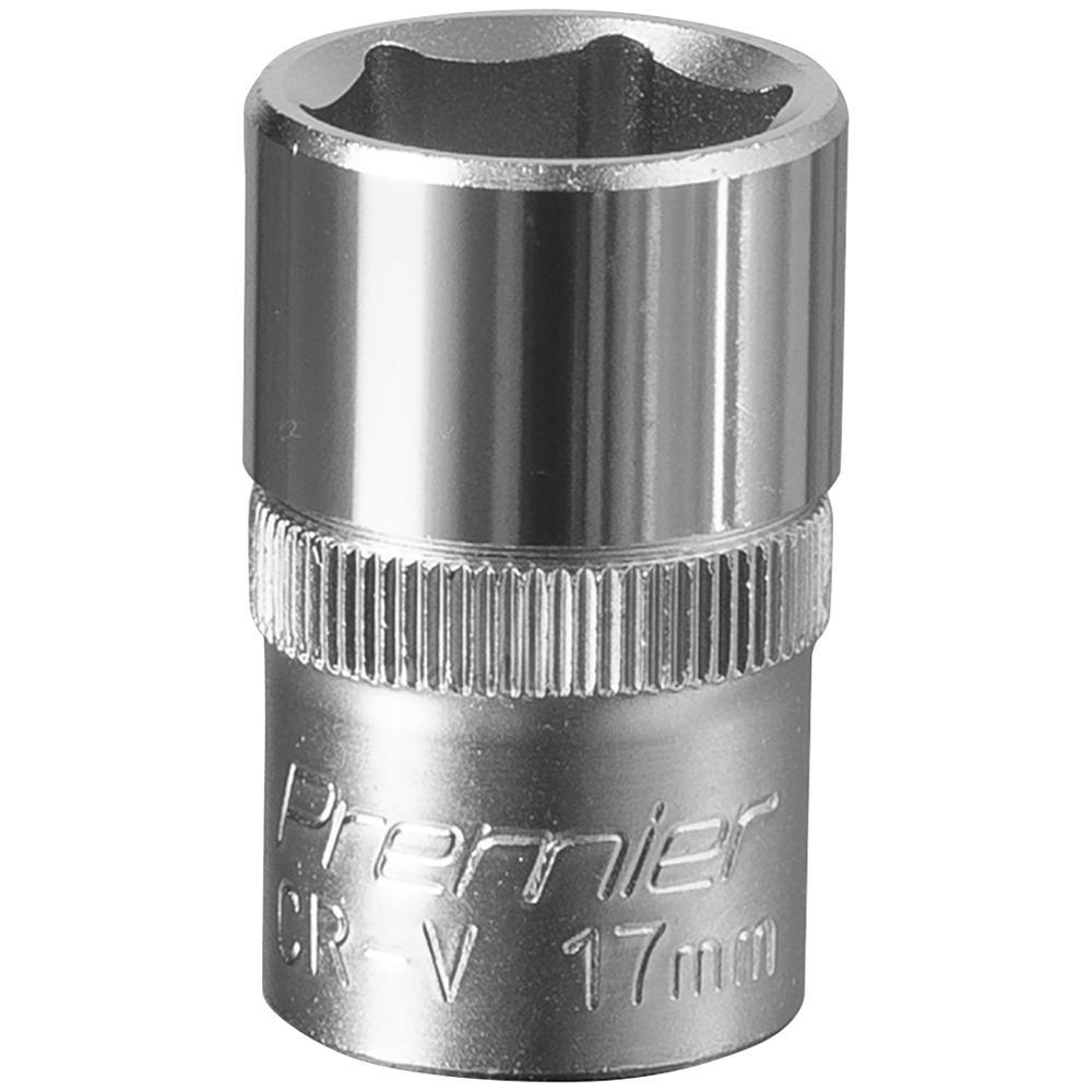Sealey 1/2" Drive Hexagon WallDrive Socket Metric 1/2" 17mm