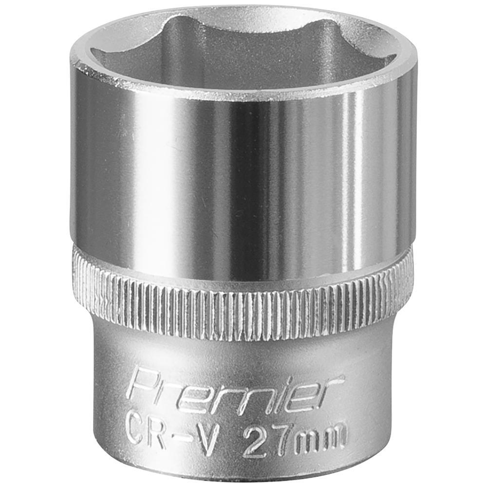 Sealey 1/2" Drive Hexagon WallDrive Socket Metric 1/2" 27mm