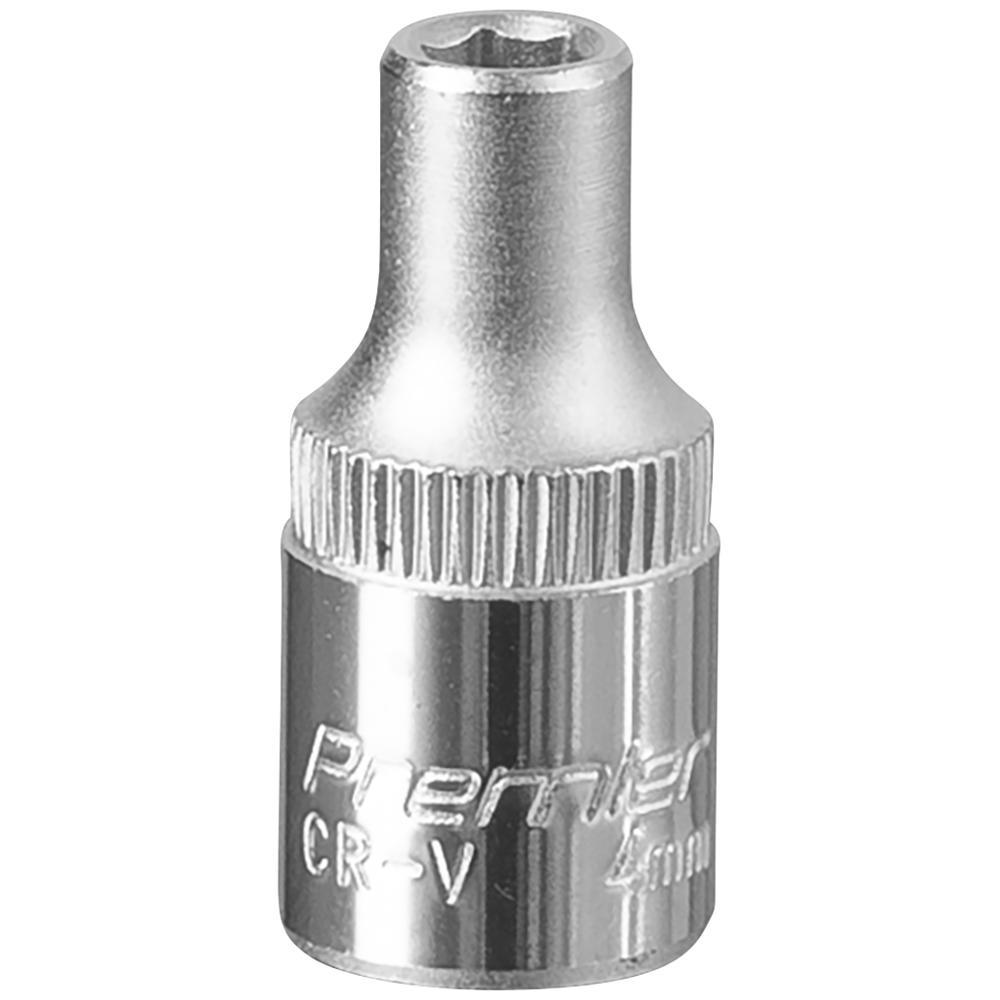 Sealey 1/4" Drive Hexagon WallDrive Socket Metric 1/4" 4mm
