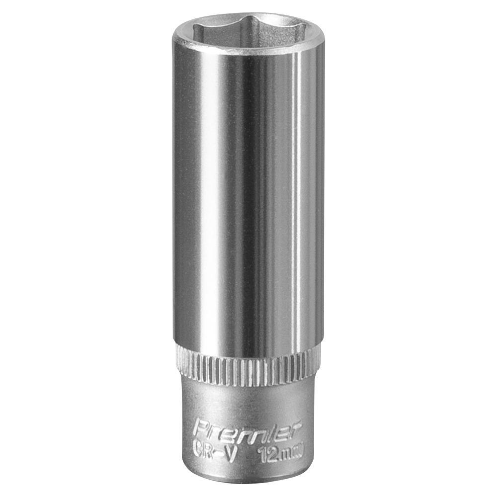 Sealey 1/4" Drive Deep Hexagon WallDrive Socket Metric