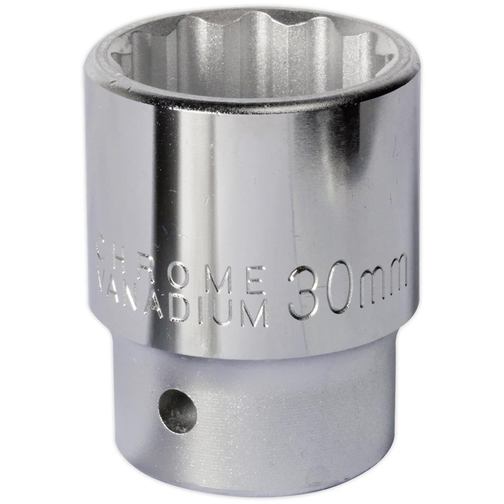 Sealey 3/4" Drive Bi Hexagon WallDrive Socket Metric 3/4" 30mm