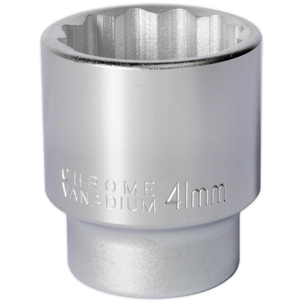 Sealey 3/4" Drive Bi Hexagon WallDrive Socket Metric 3/4" 41mm