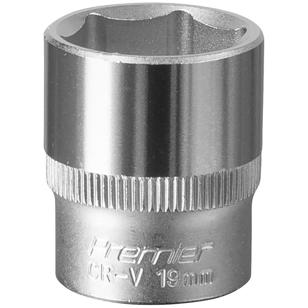 Sealey 3/8" Drive Hexagon WallDrive Socket Metric 3/8" 19mm