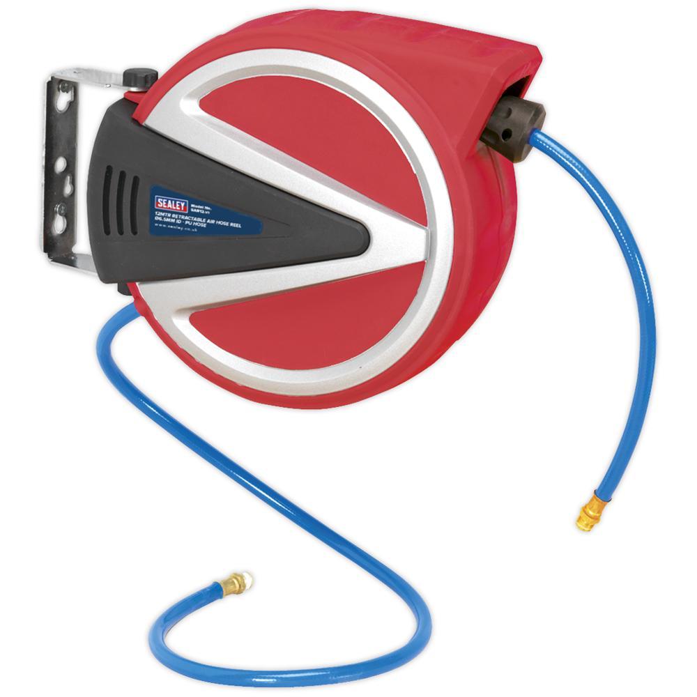 Sealey Retractable Air Line Hose Reel 6mm 10m