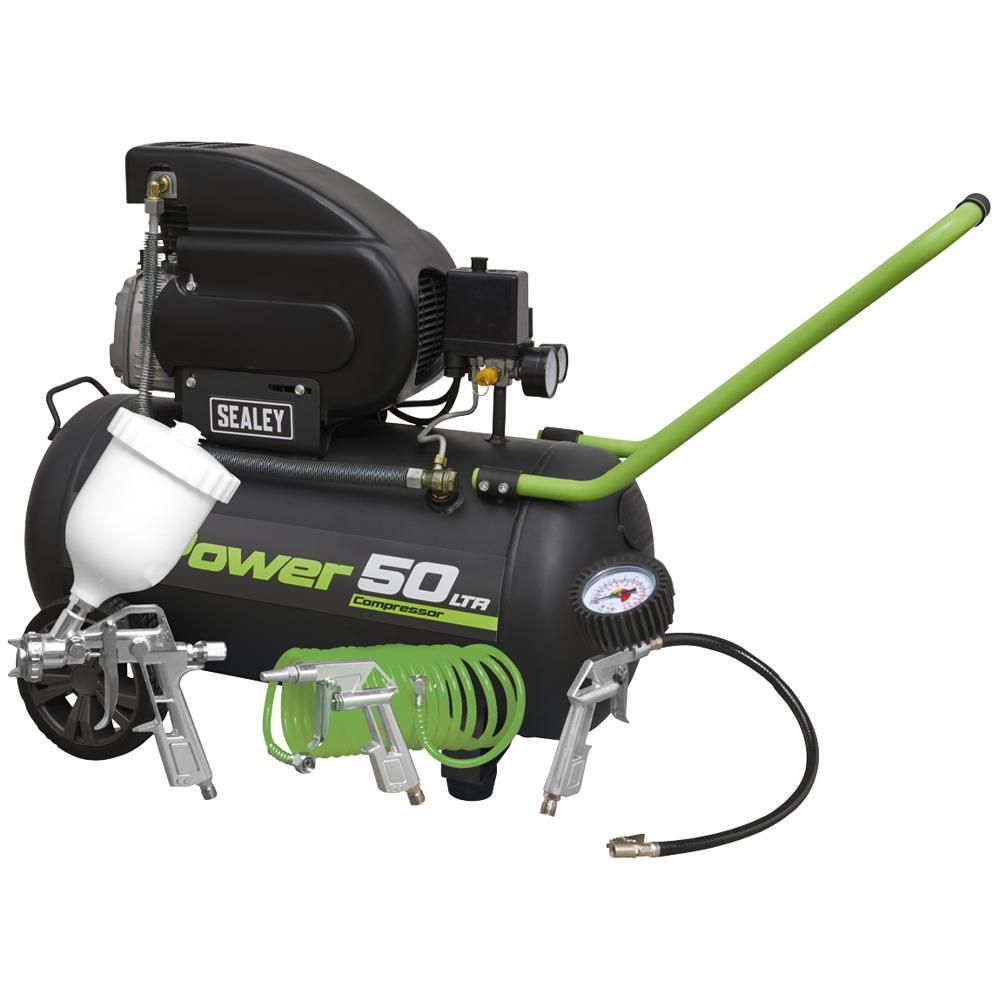 Sealey SAC5020EPK Direct Drive Air Compressor 50 Litre 240v