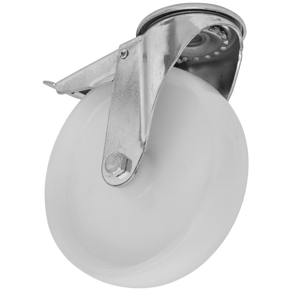 Sealey Heavy Duty Nylon Castor Wheel Bolt Hole and Total Lock 100mm