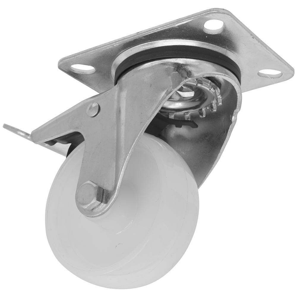 Sealey Heavy Duty Nylon Castor Wheel Swivel and Total Lock