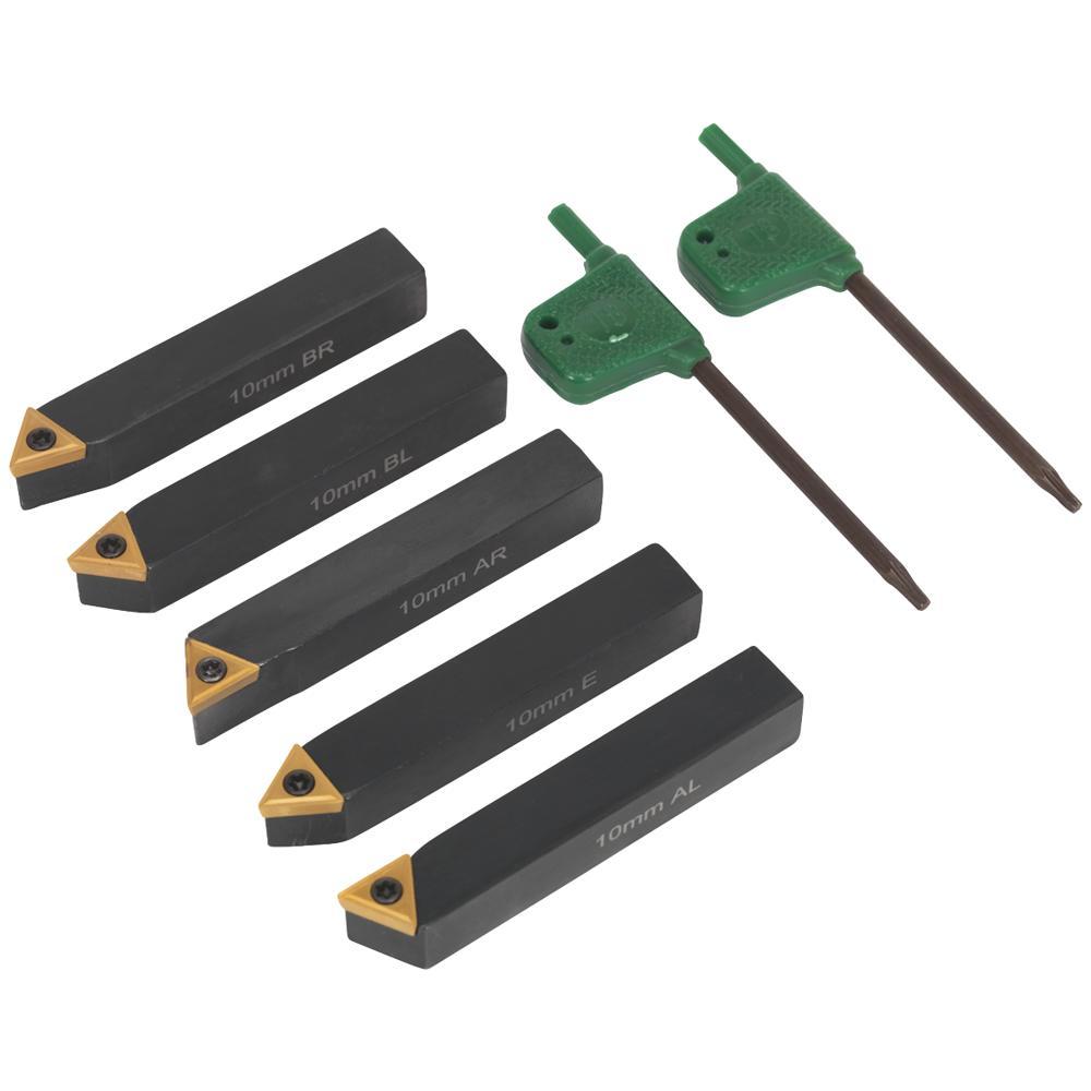 Sealey 5 Piece Indexable 10mm Turning Tool Set