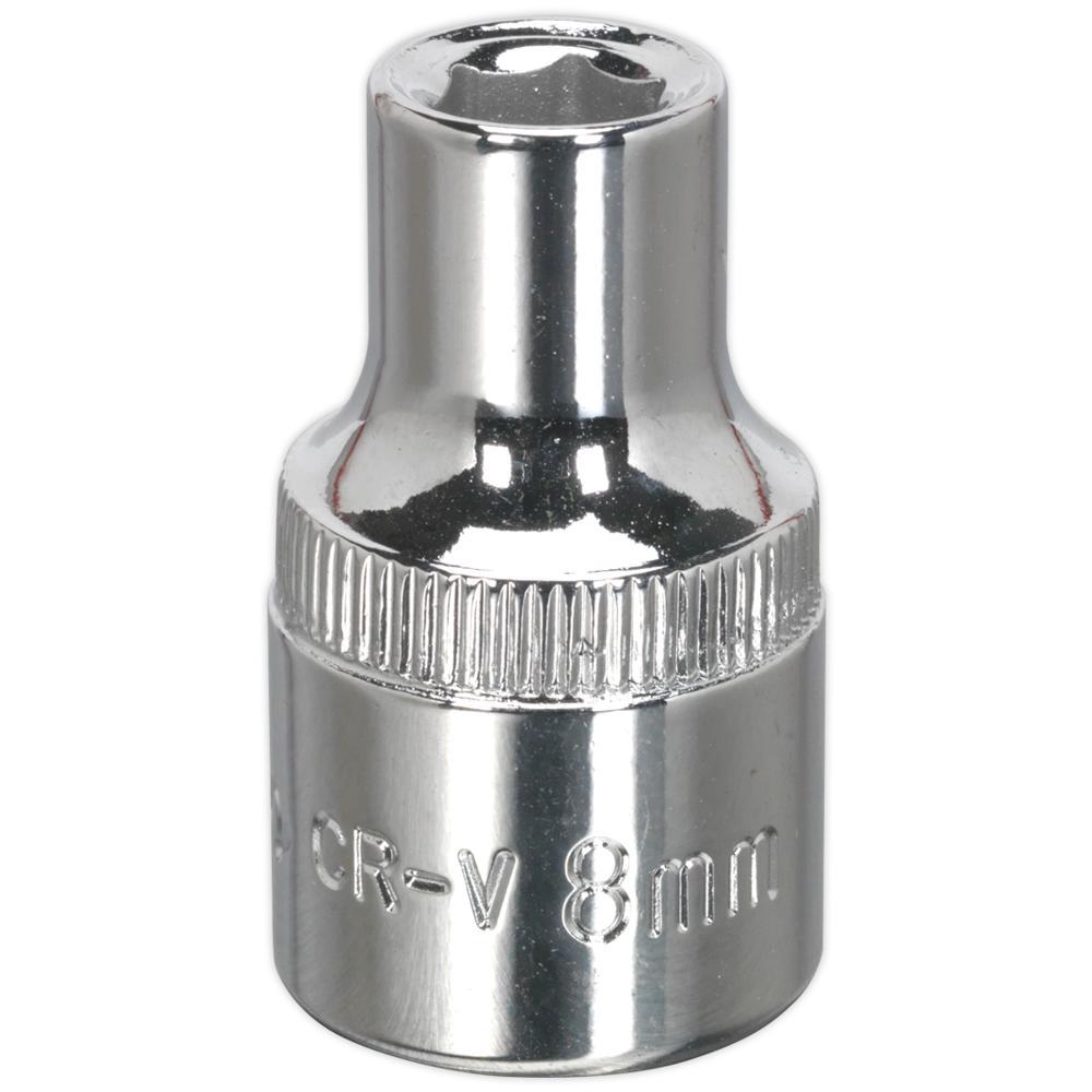 Sealey 1/2" Drive Hexagon WallDrive Socket Metric