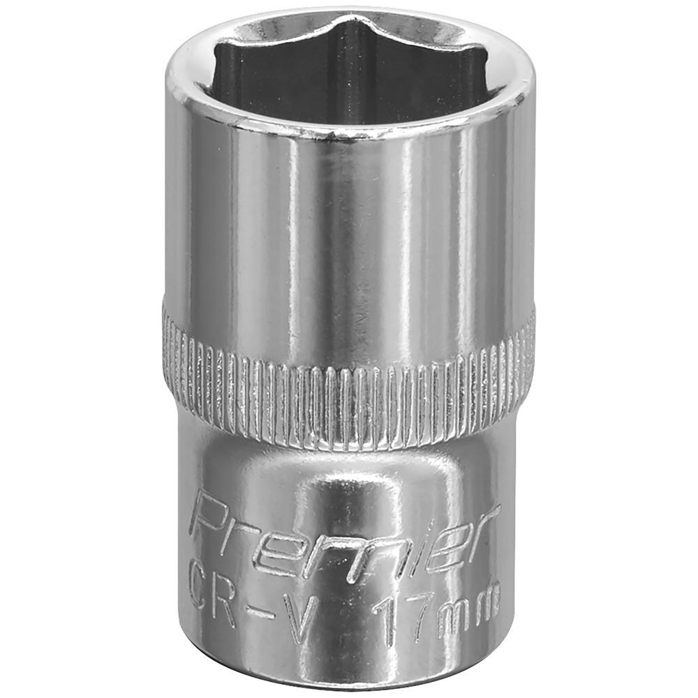 Sealey 1/2" Drive Hexagon WallDrive Socket Metric 1/2" 17mm