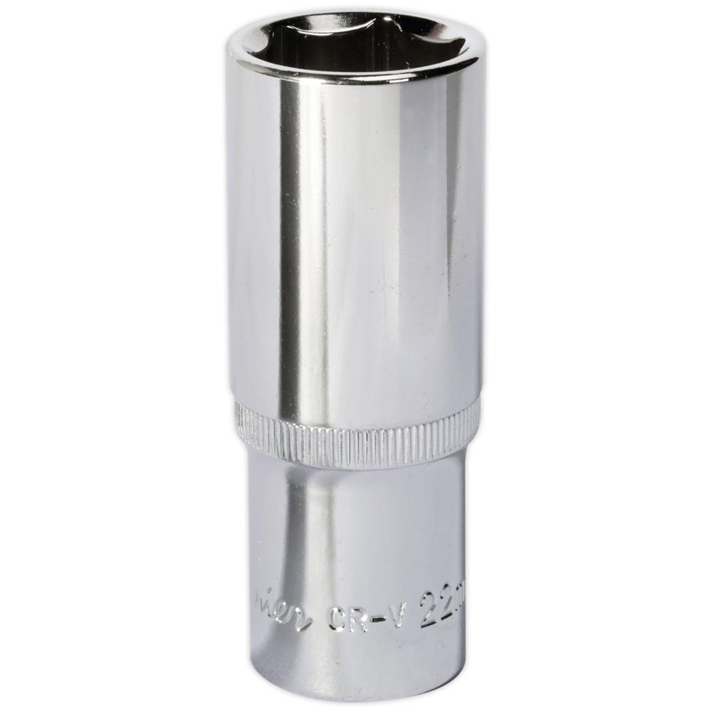 Sealey 1/2" Drive Deep Hexagon WallDrive Socket Metric 1/2" 22mm