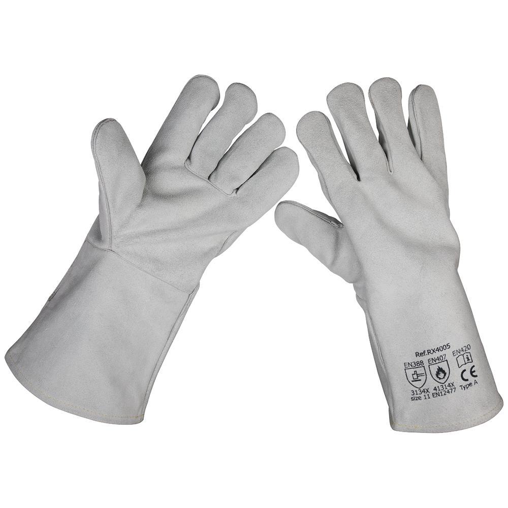 Sealey Heavy Duty Leather Welding Gauntlets XL