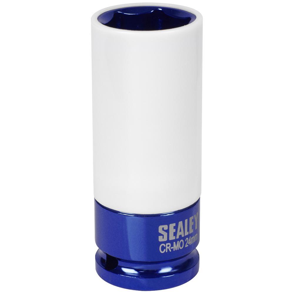 Sealey 1/2" Drive Impact Socket Metric for Alloy Wheels 1/2" 24mm