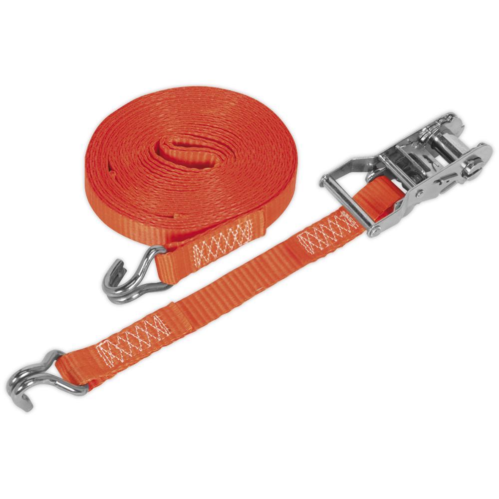 Sealey Ratchet Tie Down Strap 25mm 6m 1500kg