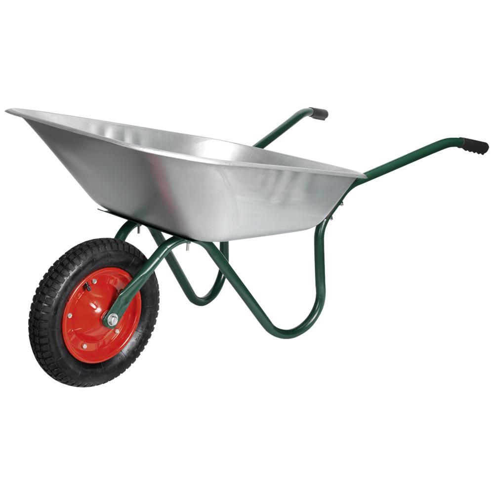Sealey Galvanized Wheel Barrow 65l Galvanized Steel