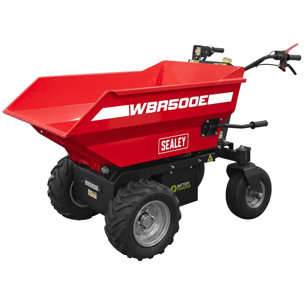 Sealey WBR500E 48v Cordless Electric Mini Dump Truck 235l Red