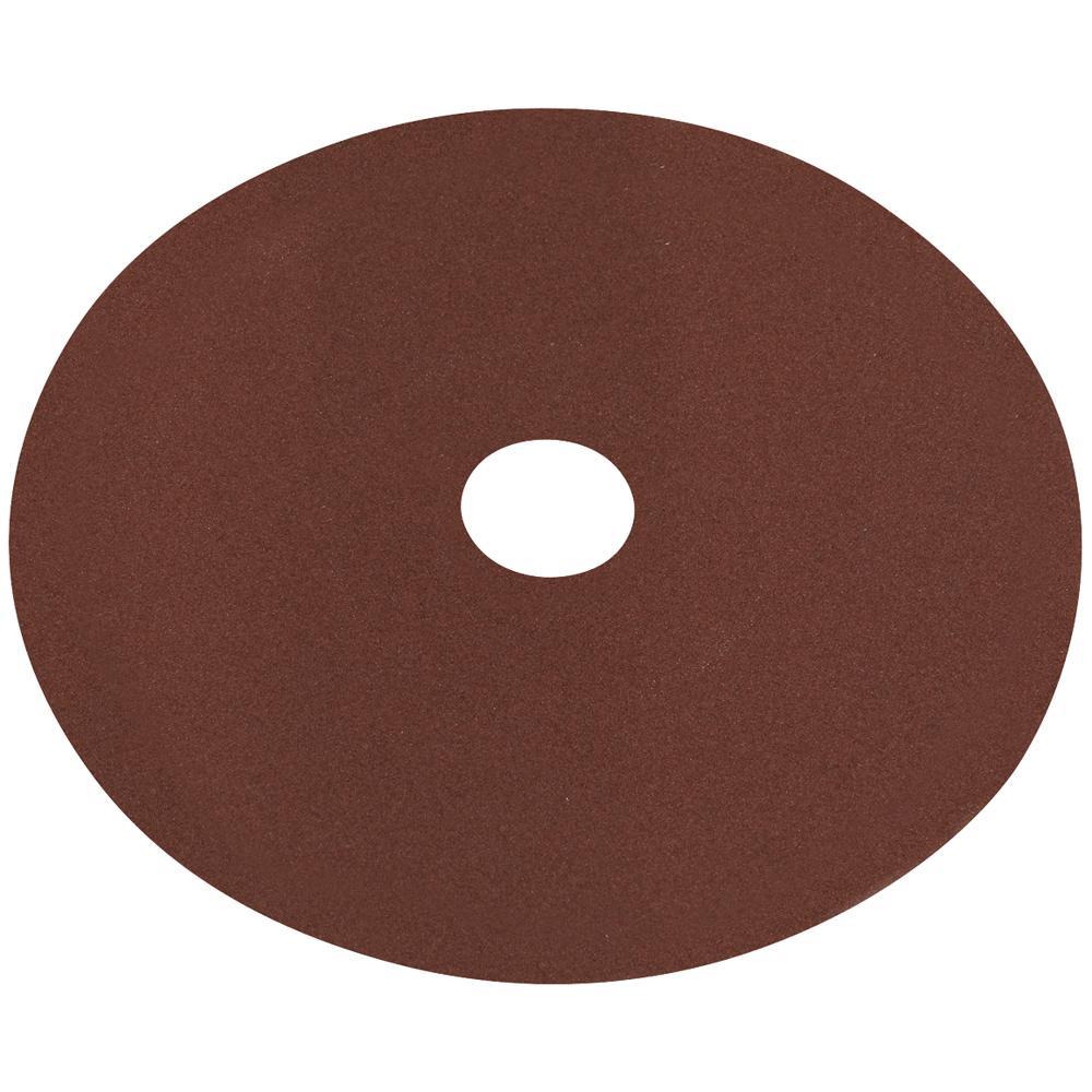 Sealey Aluminium Oxide Fibre Backed Sanding Disc 115mm 120g Pack of 25