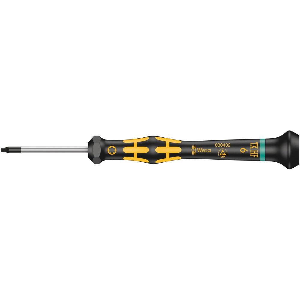 Wera Kraftform 1567 Torx HF Micro ESD Screwdriver T6 40mm